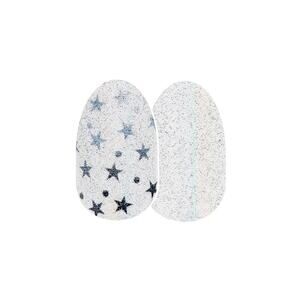 Color Street Under The Stars Gradient Blue Stars White Holographic Glitter Nails
